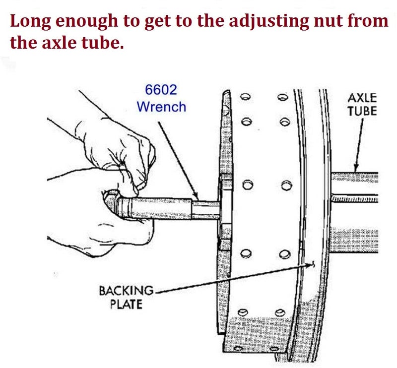 Bolaxin 6602 Differential Bearing Preload Wrench fit Compatible with Chrysler/Dodge Vehicles with 7-1/4, 8-1/4, 8-3/4, and 9-1/4 Rear Axles, Length: 30.19 Inches - Image 3